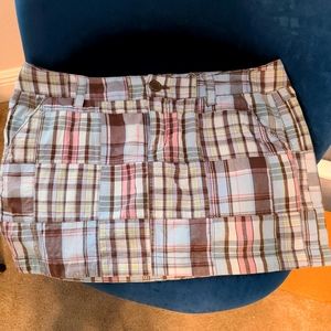 Super cute plaid mini skirt